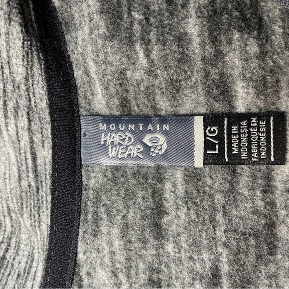 Mountain Hardwear Womens Grey Gray 1/4 Zip Fleece Pullover OL6999 - Large - Picture 5 of 8